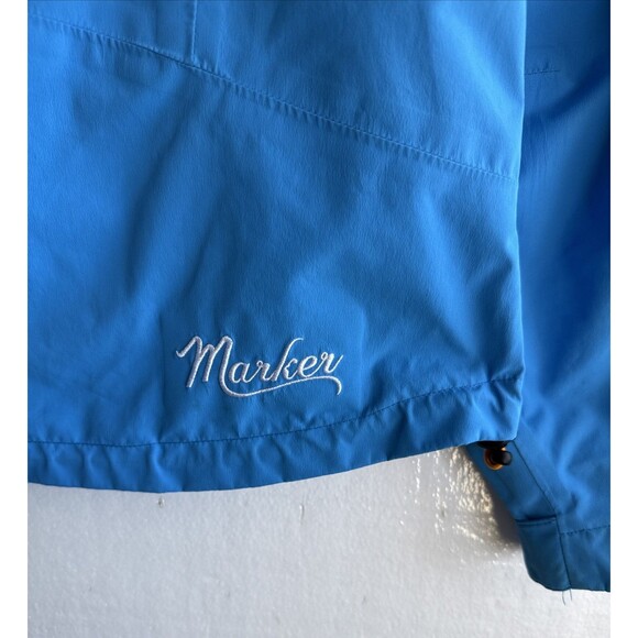 Vintage Marker Gore-Tex Women’s Size 10 Blue Snowboarding Hoodie Jacket - Picture 7 of 11